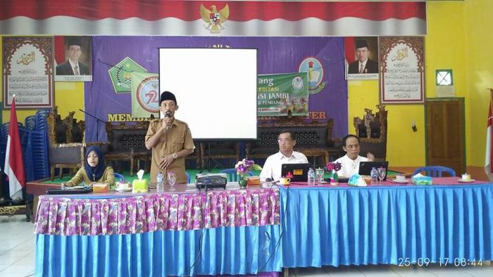 Team Audit Pantau dan Beri Penilaian Kepada MAN Pulau Temiang
