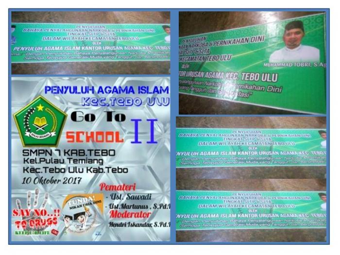 Kepala KUA dan  PAI Adakan Penyuluhan di Sekolah