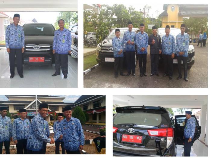 Bupati Kabupaten Tebo Serahkan 2 Mobil Dinas