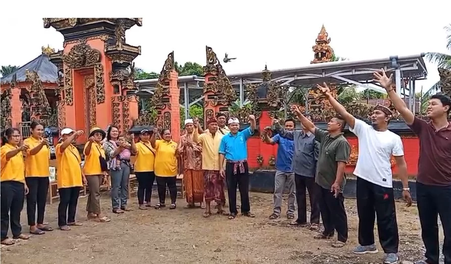 Peringatan Tumpek Uye, Pembimas Hindu Kanwil Kemenag Jambi Dorong Umat Hindu Jaga Harmoni Kehidupan dengan Tuhan dan Alam Untuk Nusantara Jaya