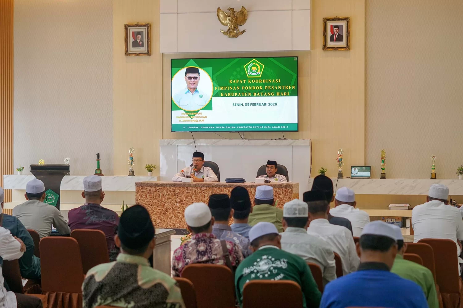 Tingkatkan Koordinasi, Kemenag Gelar Rakor Bersama Pimpinan Pondok Pesantren Kabupaten Batang Hari
