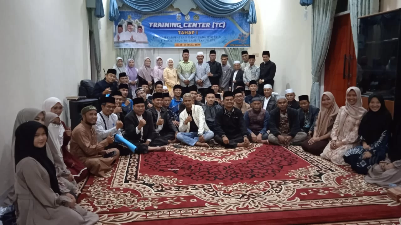 Pelatihan TC Kafilah MTQ Kabupaten Kerinci Resmi Dibuka Bupati Kerinci