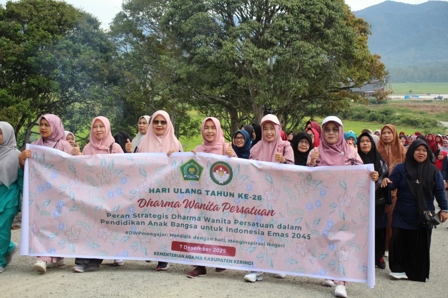 DWP Kemenag Kerinci Gelar Olahraga Ceria Rayakan HUT ke-26 dan Hari Olahraga Nasional 2025