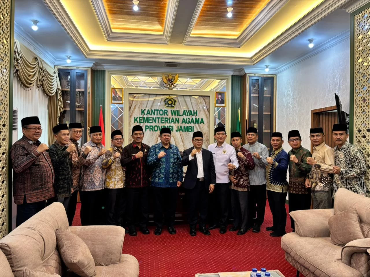 Kakan Kemenag Kerinci Hadiri Pembinaan ASN di Kanwil, ASN Kerinci Ikuti Daring dari Aula PLHUT