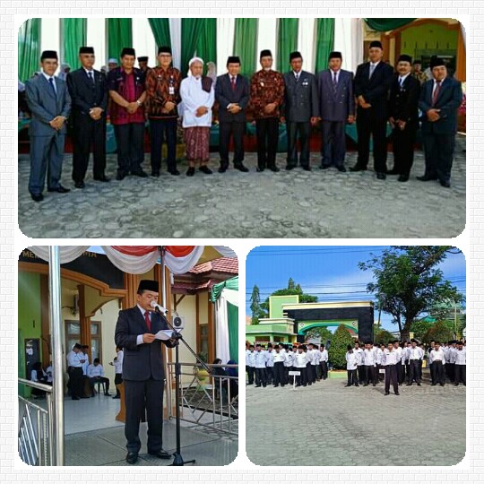 Bupati Inspektur Upacara HAB Kemenag di Merangin