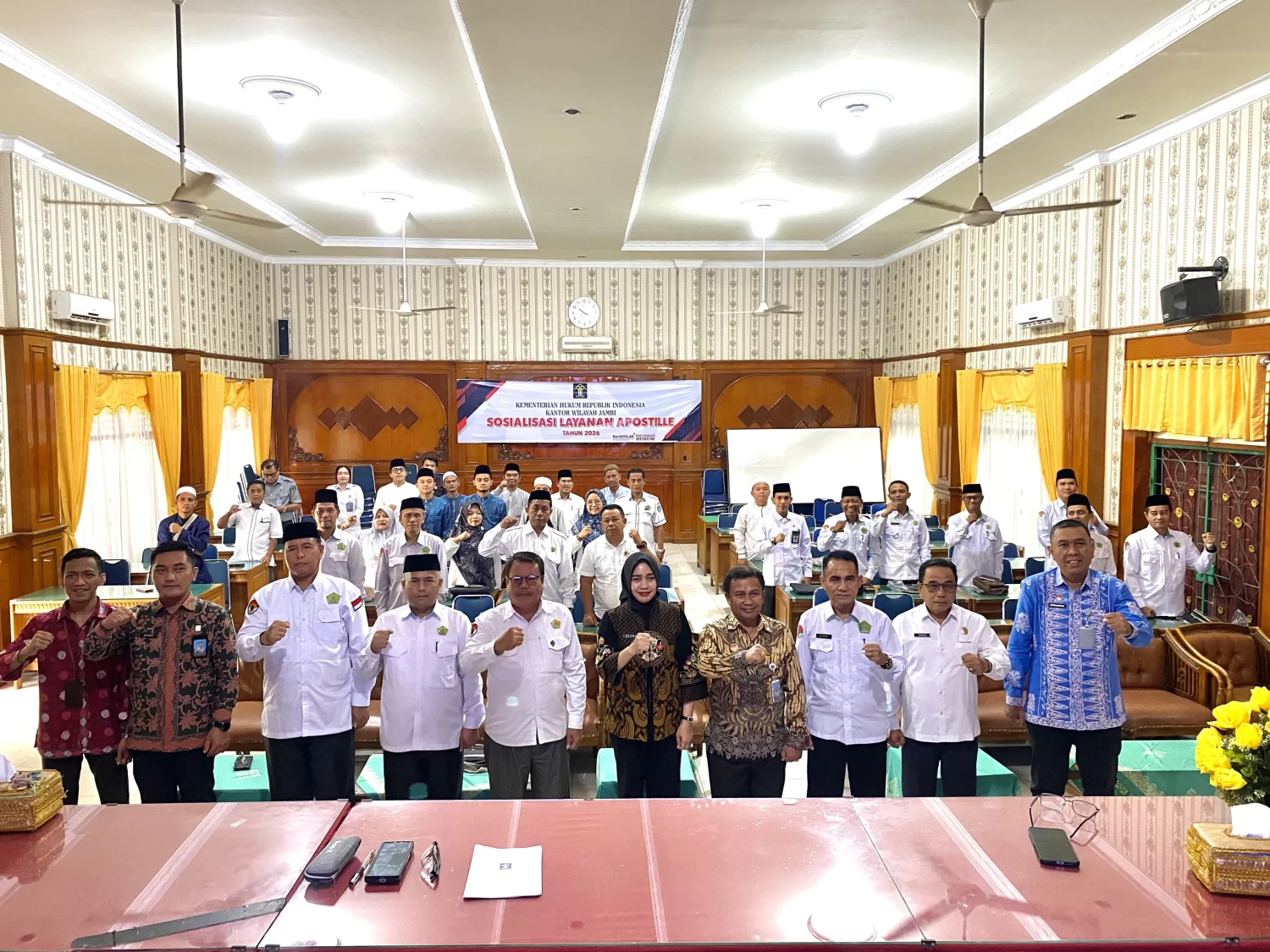 Permudah Legalisasi Dokumen Internasional, Kemenag Merangin Fasilitasi Sosialisasi Layanan Apostille Kemenkumham Jambi