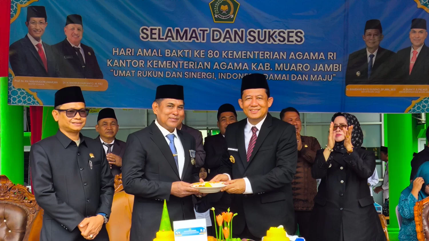 Upacara HAB ke-80, Kemenag Muaro Jambi Teguhkan Komitmen Pelayanan dan Kerukunan Umat