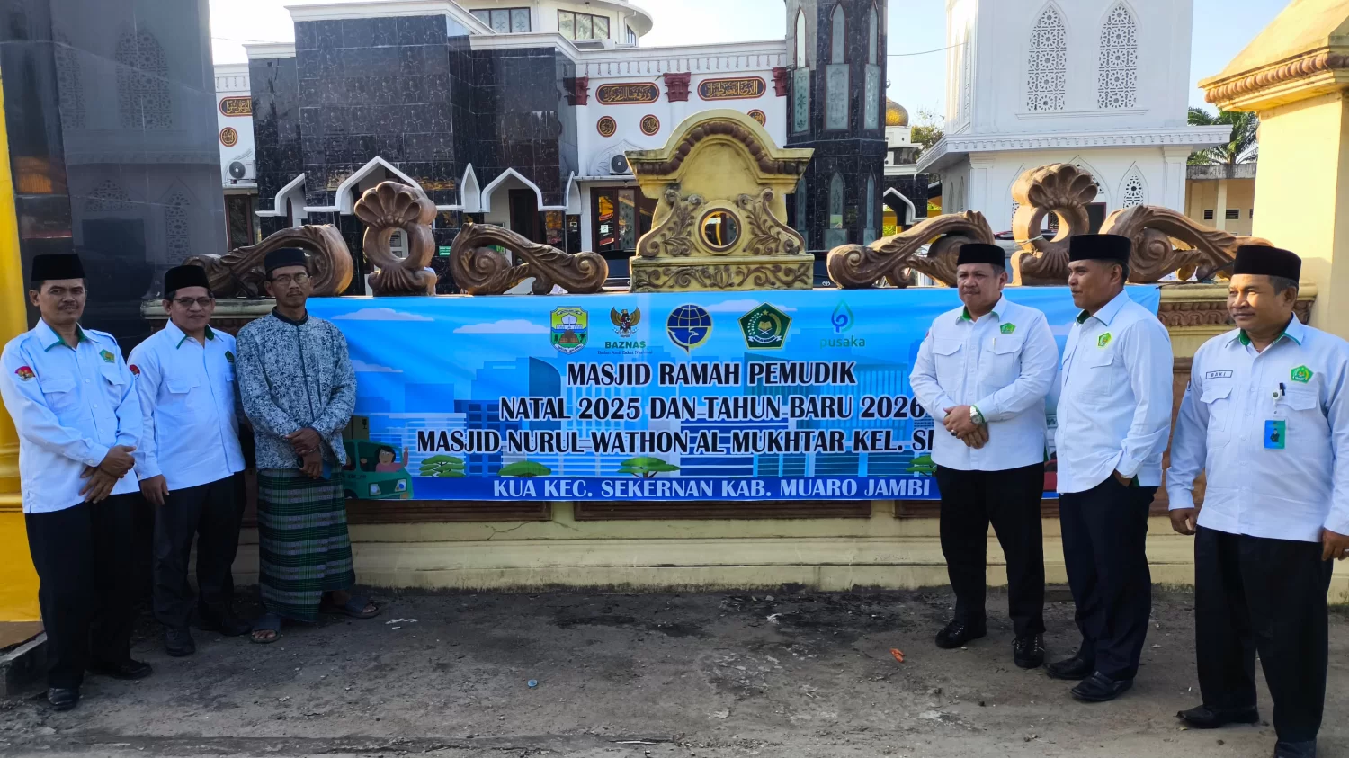 Jelang Libur Nataru, Kakanwil Launching Masjid Ramah Pemudik di Muaro Jambi