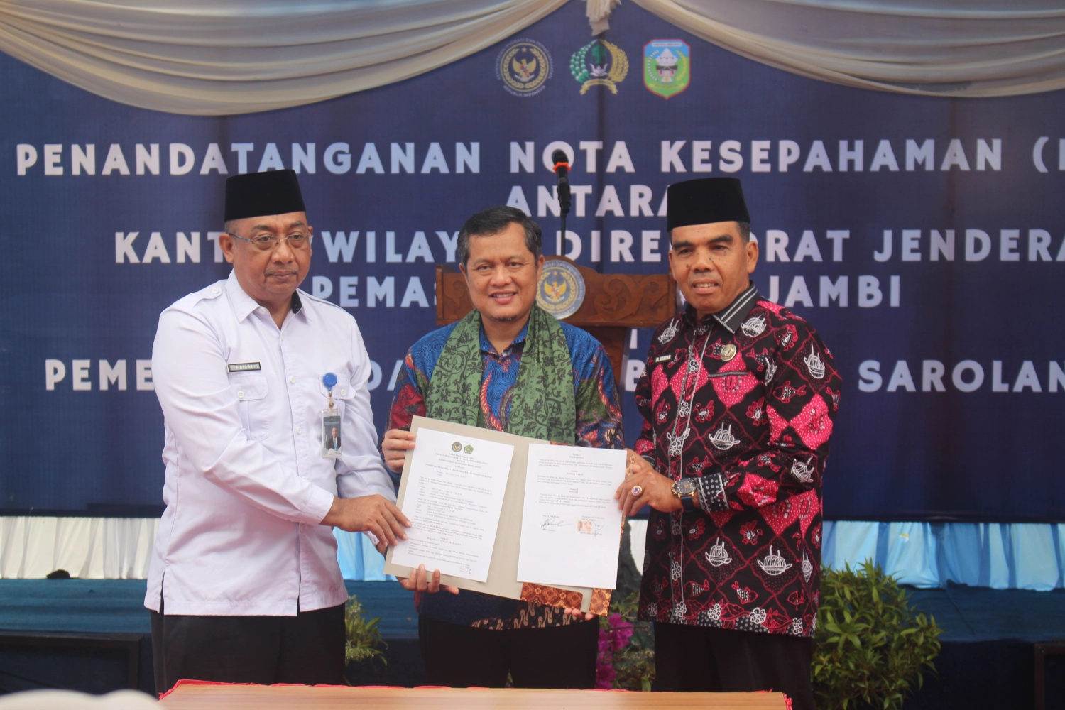 Kemenag Sarolangun Perkuat Pembinaan Warga Binaan lewat Penandatanganan MoU
