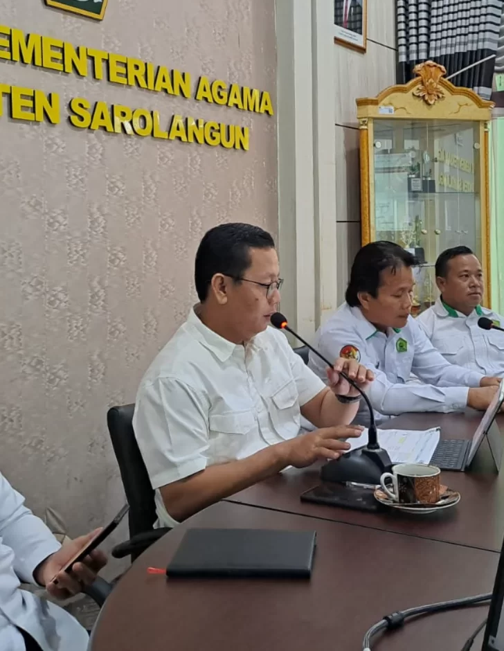 Kemenag Sarolangun Sosialisasikan PMPZI Menuju Wilayah Bebas dari Korupsi dan Wilayah Birokrasi Bersih Melayani