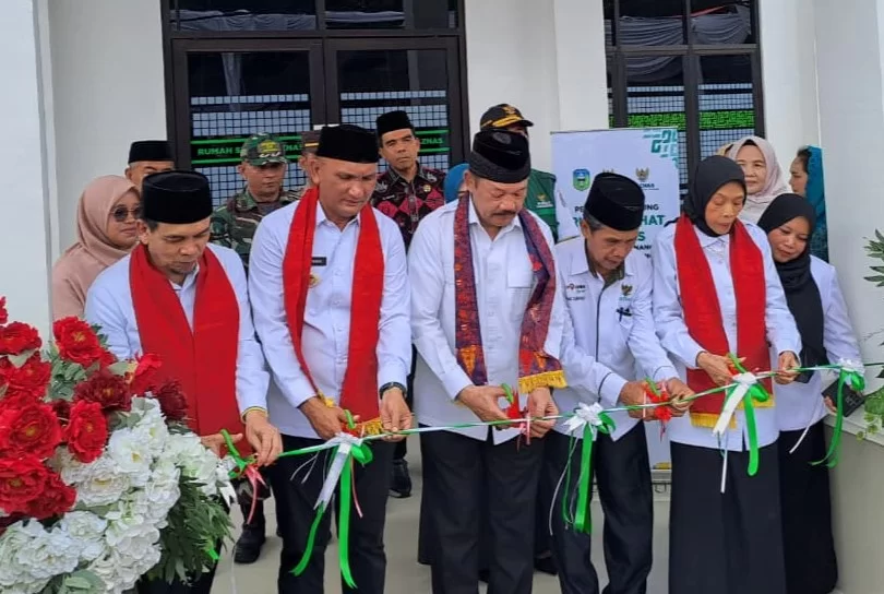 Kakan Kemenag Sarolangun Hadiri Peresmian Rumah Sehat dan Launching BAZNAS Microfinance Desa
