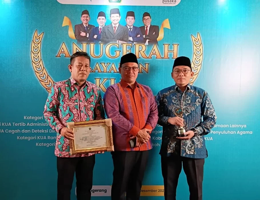 Prestasi Nasional KUA Bathin VIII Raih Penghargaan