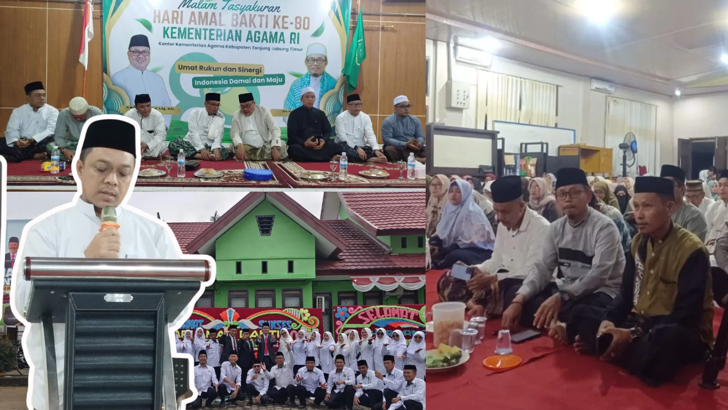 Aqien: Kebersamaan Jadi Kunci Sukses HAB ke-80 Kemenag Tanjab Timur