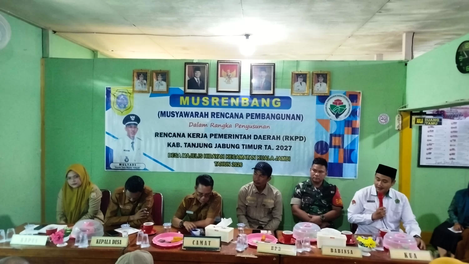 KUA Kuala Jambi Hadiri Musrenbang Desa Majelis Hidayah sebagai Penguat Dimensi Spiritual