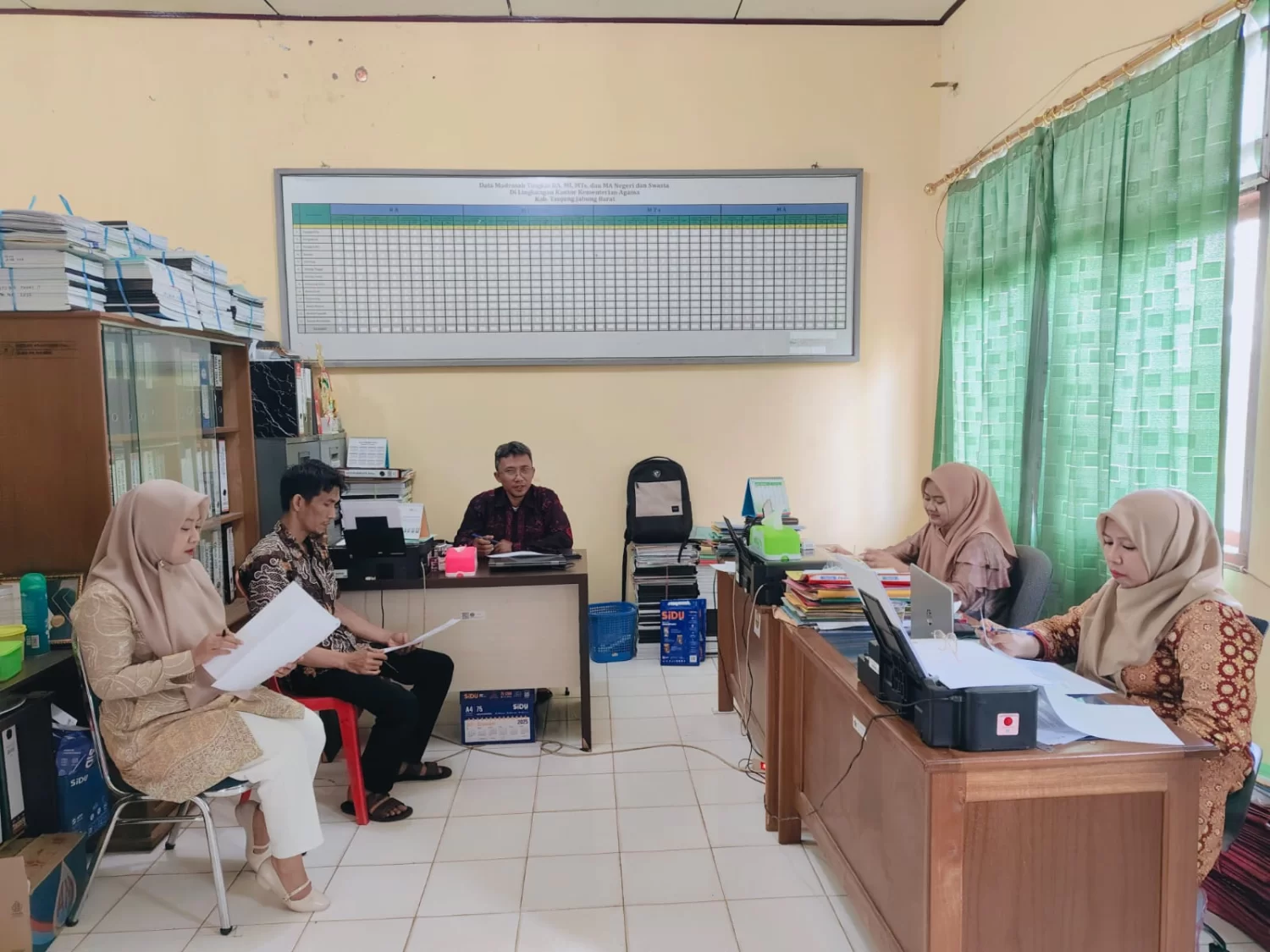 SEKSI PENDIDIKAN MADRASAH GELAR RAPAT KERJA AWAL TAHUN 2026 UNTUK MENGOPTIMALKAN KINERJA