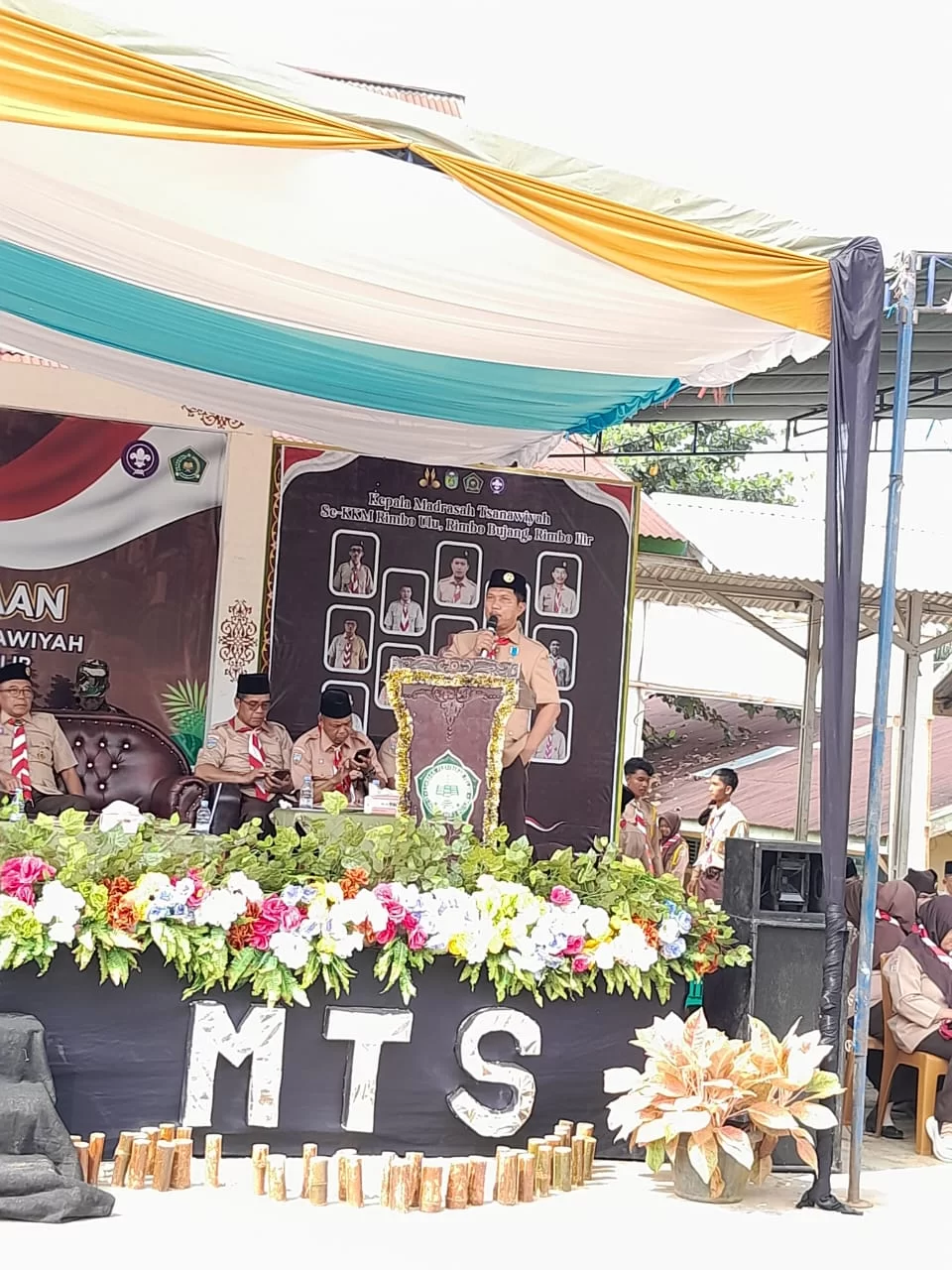 Kemenag Tebo Hadiri Pembukaan Lomba Kepramukaan KKMTs Tiga Kecamatan