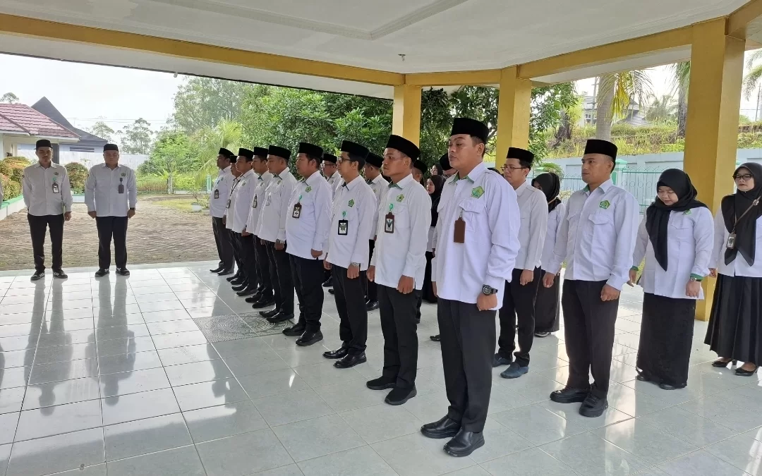 Pertegas Sinergitas dan Evaluasi Kinerja, Kemenag Tebo Gelar Apel Kedisiplinan Awal Tahun