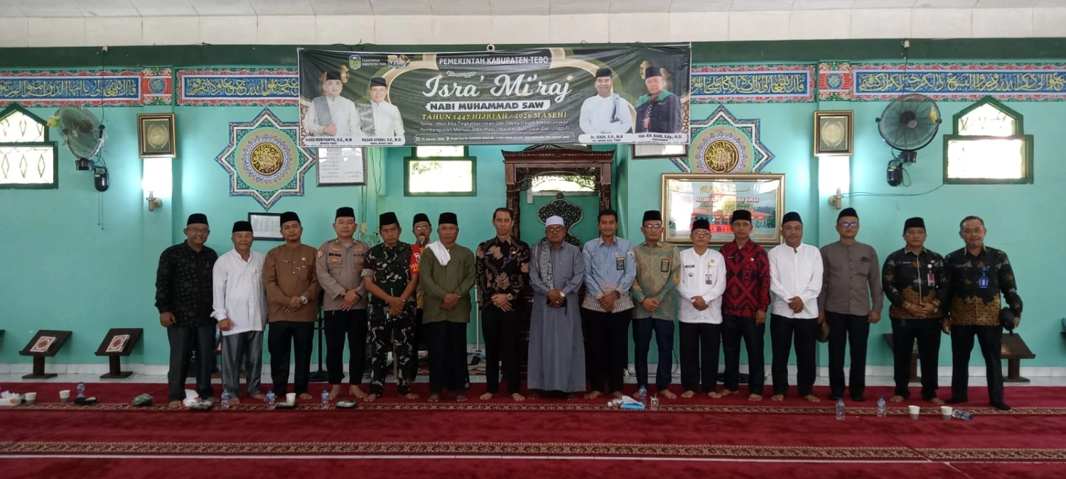 Kasubbag Tata Usaha Kemenag Tebo Hadiri Peringatan Isra Mikraj 1447 H Tingkat Kabupaten