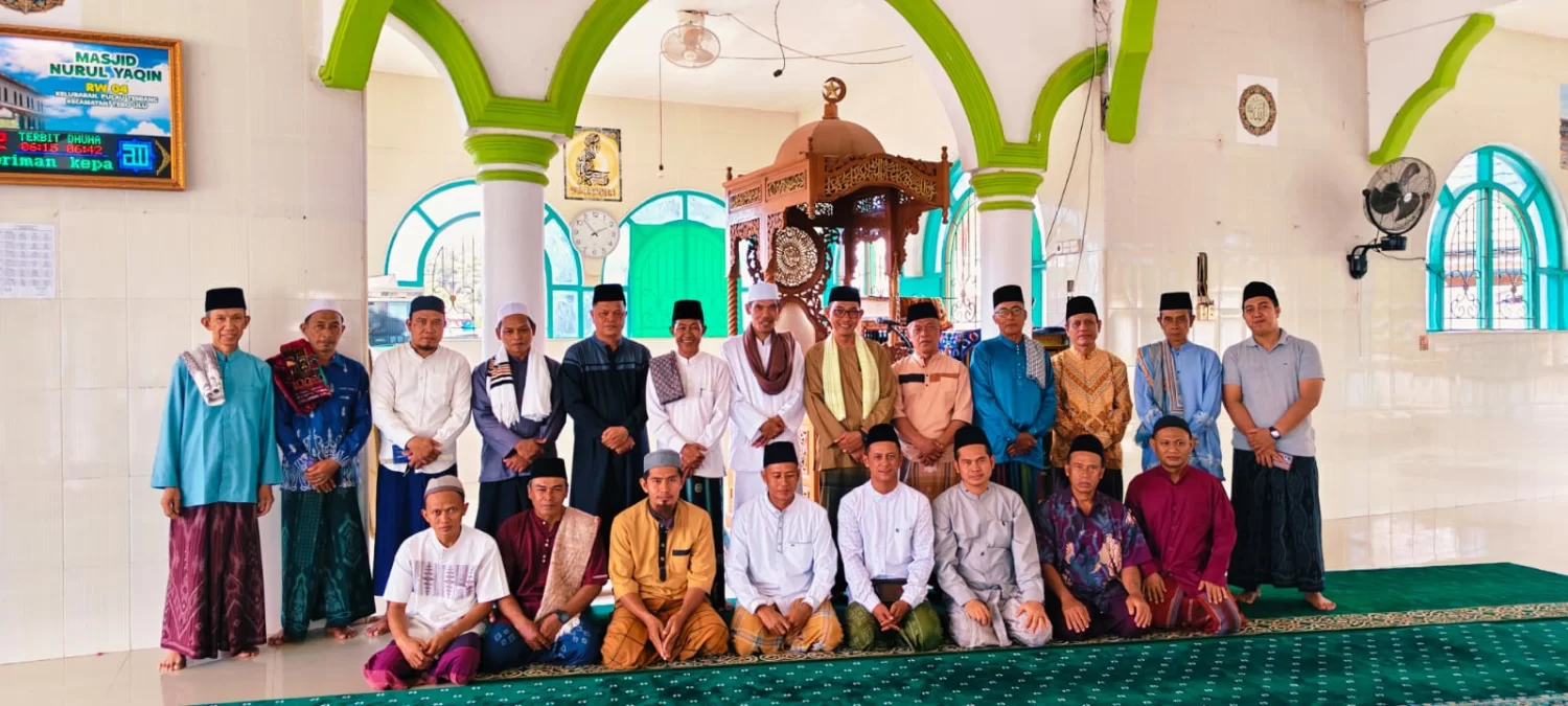 Pererat Silaturahmi, KUA Tebo Ulu Laksanakan Jum’at Keliling dan Pengukuran Arah Kiblat